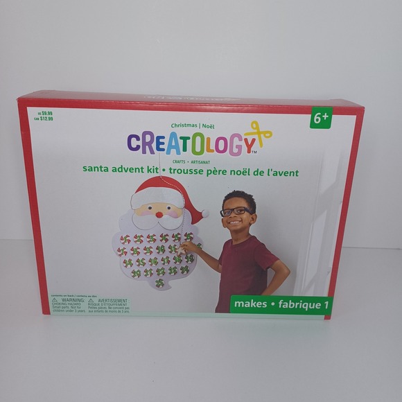 Creatology Santa Advent Kit‎ Christmas Crafts Kids Ages 6+ NEW - Picture 1 of 2